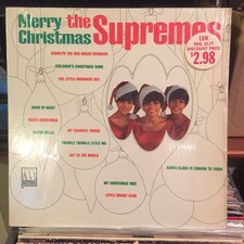 THE SUPREMES Merry Christmas LP 1965 MONO ORIG MT638 Holiday Soul Vinyl Record 