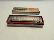 HOHNER MARINE BAND Germany No 1896 Harmonica In Original Box - Key of "C"