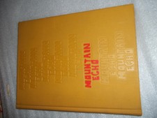 1969 BLUE MOUNTAIN HIGH SCHOOL MOUNTAIN ECHO YEARBOOK HARDCOVER NICE SHAPE