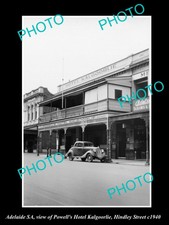 OLD LARGE HISTORIC PHOTO OF ADELAIDE SA, VIEW OF HOTEL KALGOORLIE, c1940 HINDLEY