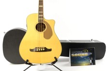 Fender Kingman SCE Acoustic-Electric Bass Guitar - Natural w/Case