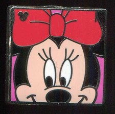DLR 2012 Hidden Mickey Character Faces Minnie Mouse Disney Pin 88750