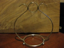 Metal Spoon Cady With Place For Sugar Bowl