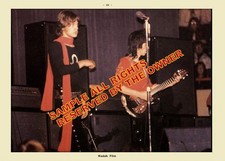 the ROLLING STONES 1969 SAN PHOTO 5 BY 7 COLOR GLOSSY 