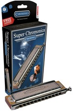 Hohner Super Chromonica Harmonica, Key of A, Brand New In Box