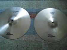 14" Avedis Zildjian A Rock HiHats Hi Hats Cymbals