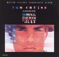 MOTION PICTURE SOUNDTRACK ALBUM, "BORN ON THR FOURTH OF JULY" 1989 CD