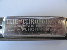 VINTAGE THE CHROMONICA CHROMATIC HARMONICA MADE BY M. HOHNER IN GERMANY