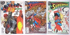Superman 4 5 6 - Three Issue Lot - DC Comics Copper Age Byrne 1987 1st Print VF