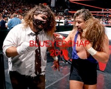 MICK FOLEY & AL SNOW  WRESTLER  8 X 10 WRESTLING PHOTO WWF