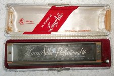 LARRY ADLER PROFESSIONAL HARMONICA GERMANY CHROMATIC BY HOHNER IN BOX