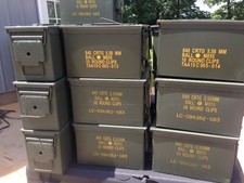 1 US Military Issued 50 CAL (M2A1) Ammo Can Box .50 Caliber Surplus Ammunition 
