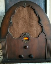  PHILCO Cathedral Tube Radio Model 20 For Parts or Restore!