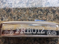 Vintage FR. Hotz German Harmonica The American Ace Harmonica Paris Expo. 1900