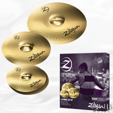  Zildjian Planet Z, 4 - Cymbal Set, With 16" Crash 20" Ride and 14" HiHat-PLZ4PK
