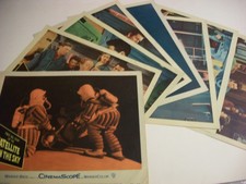 Satellite in the Sky  1956 original lobby card set Rare!