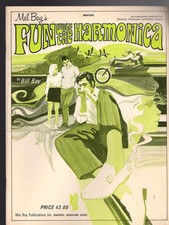 MEL BAY's FUN with the HARMONICA Sheet Music Book  1976  by Bill Bay
