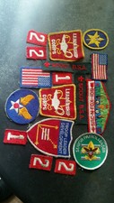 VINTAGE LOT OF BOY SCOUT PIN, 17 PATCHES     