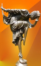 STUNNING ART DECO, Colinet "ANKARA ", BRONZE STATUE FIGURE FIGURINE