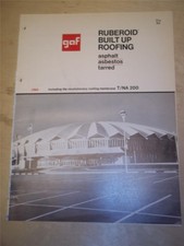 GAF Corp Catalog~Asbestos~Ruberoid Built-Up Roofing/Flashing~1969