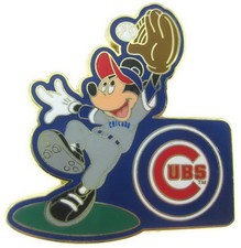Disney WDW Mickey Mouse Major League Baseball Chicago Cubs Pin 