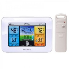 Digital Weather Station AcuRite Color LCD Wireless Indoor Outdoor Temperature
