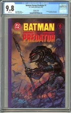 Batman Versus Predator # 1 (1991) CGC 9.8 White Pages 0294920021