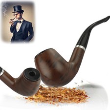 New Durable Wooden Enchase Smoking Pipe Tobacco Cigarettes Cigar Pipes Gift