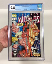 New Mutants #98 CGC 9.8 KEY White Pages (1st Deadpool) Feb.1991, Marvel Comics