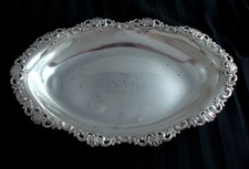 ANTIQUE TIFFANY & CO MAKERS 925 STERLING SILVER LARGE BOWL ART 