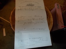 BILLOF SALE OF ENROLLED VESSEL1880