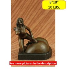 Collector Edition Exquisite Nude Female Bronze Sculpture Figurine Figure Decor