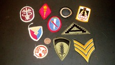 Lot #2 Military Patches - U.S. Army - New and Used