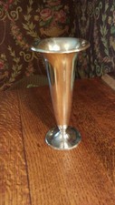 Vintage 1923 Tiffany & Co Sterling Silver Trumpet Vase 6" 125 grams #20119-7089