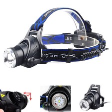 Bright 6000LM 3Modes XML T6 LED Headlamp Headlight Zoomable Head Lamp Toch 18650