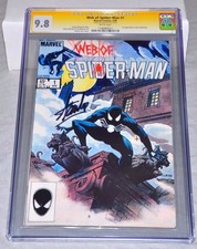 Web Of Spider-Man 1 CGC 9.8 White Pages Signed Stan Lee Amazing