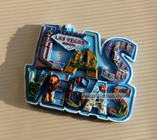 TOURIST SOUVENIR 3D Resin Travel Fridge Magnet ---- Las Vegas , USA